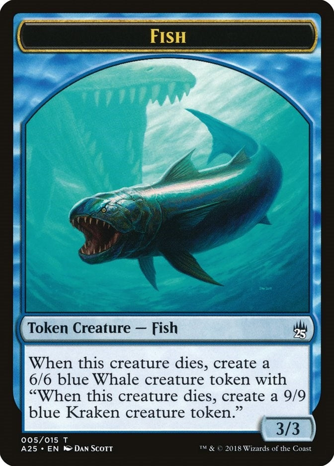 Image for Fish Token (005) (5) [Masters 25] - Magic: The Gathering