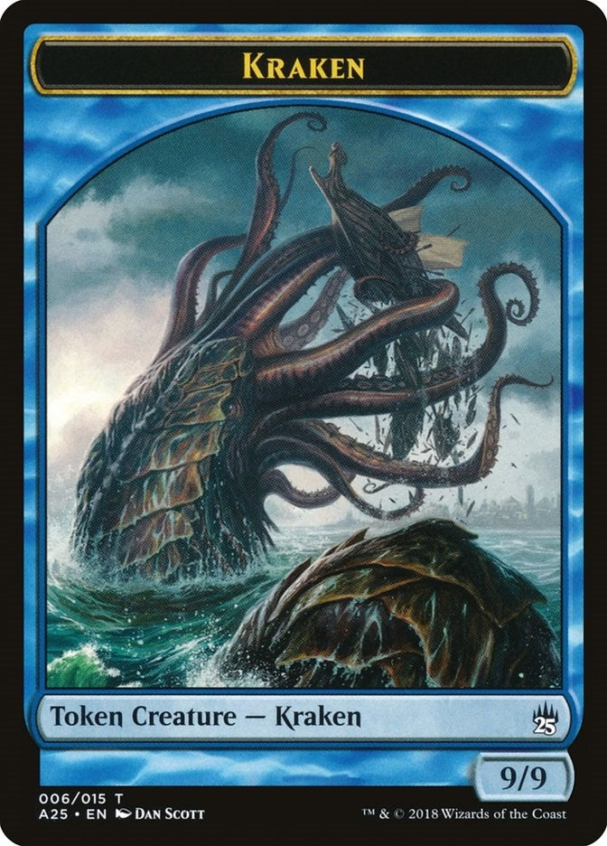 Image for Kraken Token (006) (6) [Masters 25] - Magic: The Gathering