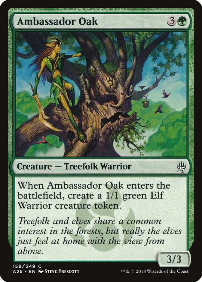 Image for Ambassador Oak (158) [Masters 25] - Magic: The Gathering