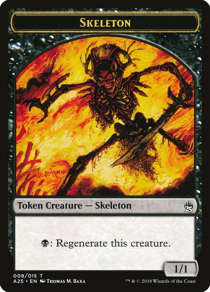 Image for Skeleton Token (008) (8) [Masters 25] - Magic: The Gathering