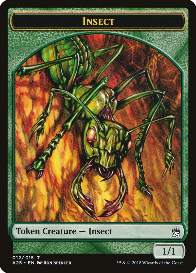 Image for Insect Token (012) (12) [Masters 25] - Magic: The Gathering