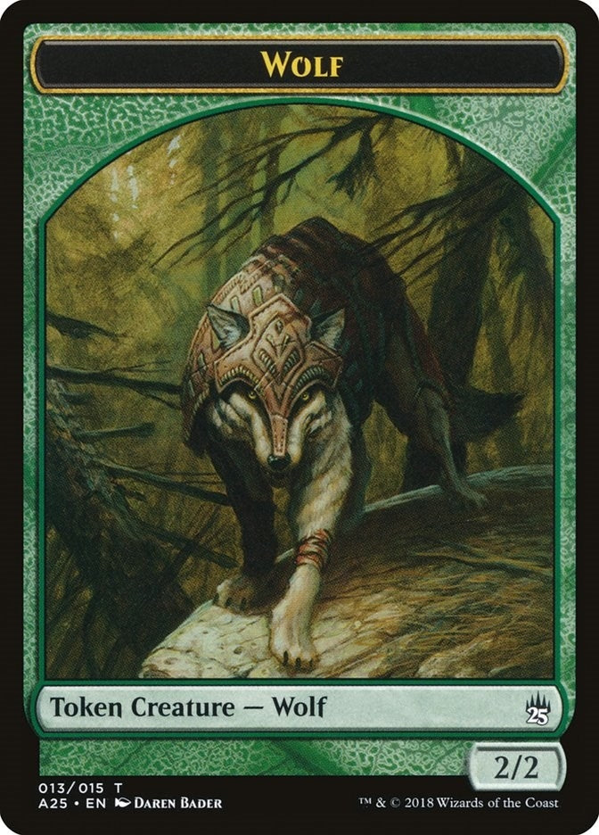 Image for Wolf Token (013) (13) [Masters 25] - Magic: The Gathering