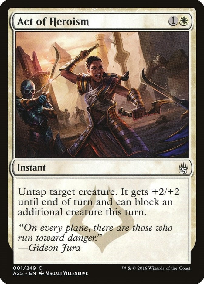 Image for Act of Heroism (1) [Masters 25] - Magic: The Gathering