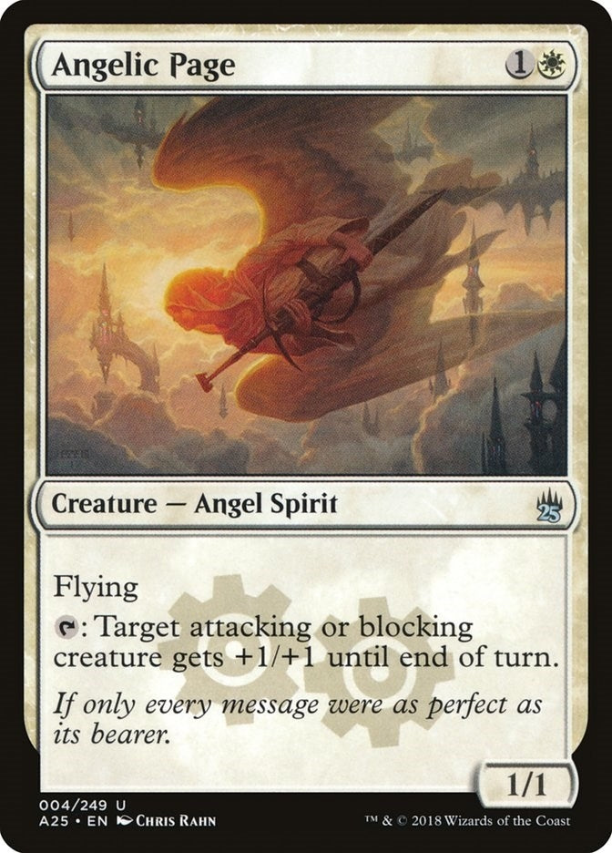 Image for Angelic Page (4) [Masters 25] - Magic: The Gathering