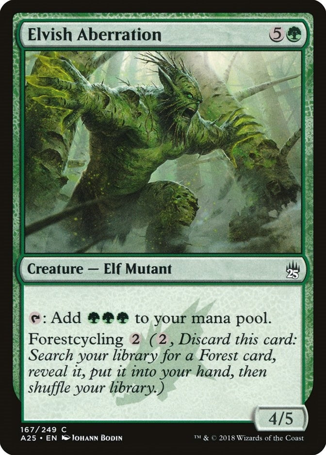 Image for Elvish Aberration (167) [Masters 25] - Magic: The Gathering
