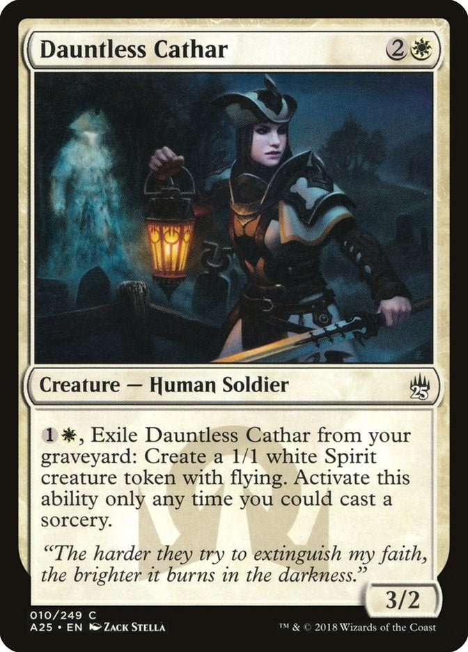 Image for Dauntless Cathar (10) [Masters 25] - Magic: The Gathering