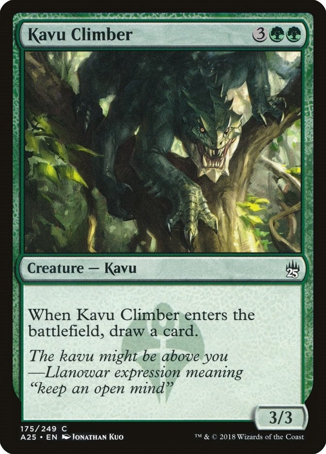 Image for Kavu Climber (175) [Masters 25] - Magic: The Gathering