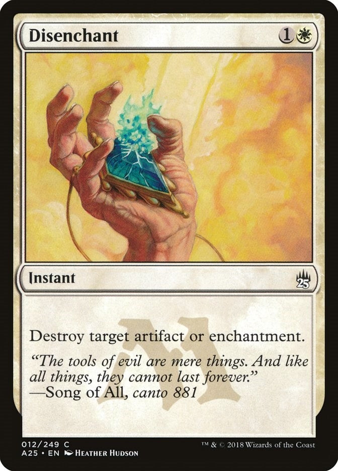 Image for Disenchant (12) [Masters 25] - Magic: The Gathering
