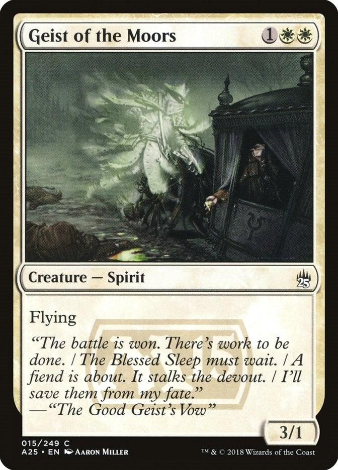 Image for Geist of the Moors (15) [Masters 25] - Magic: The Gathering