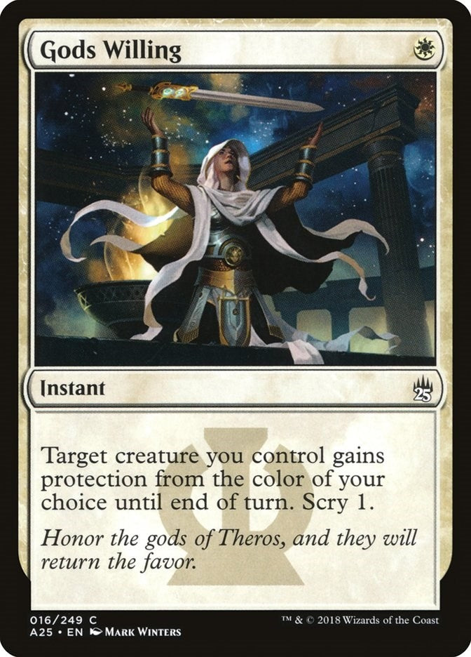 Image for Gods Willing (16) [Masters 25] - Magic: The Gathering