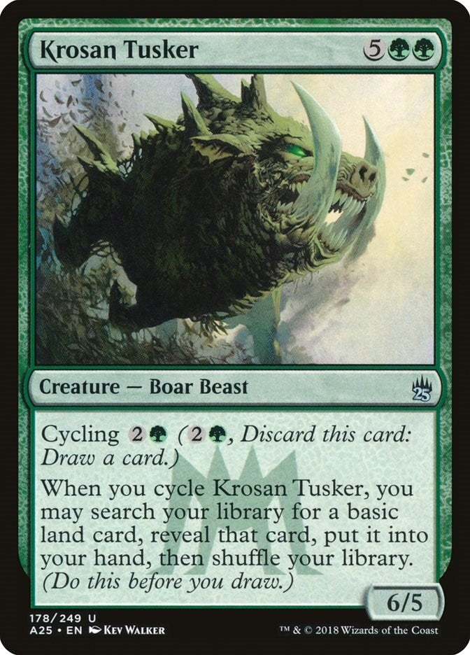 Image for Krosan Tusker (178) [Masters 25] - Magic: The Gathering