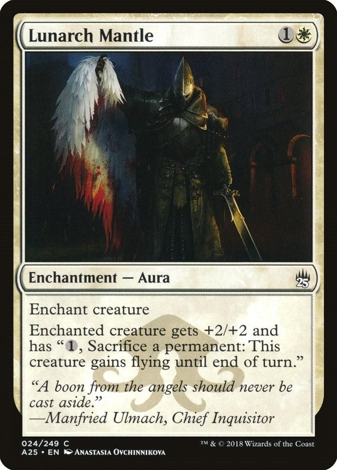 Image for Lunarch Mantle (24) [Masters 25] - Magic: The Gathering