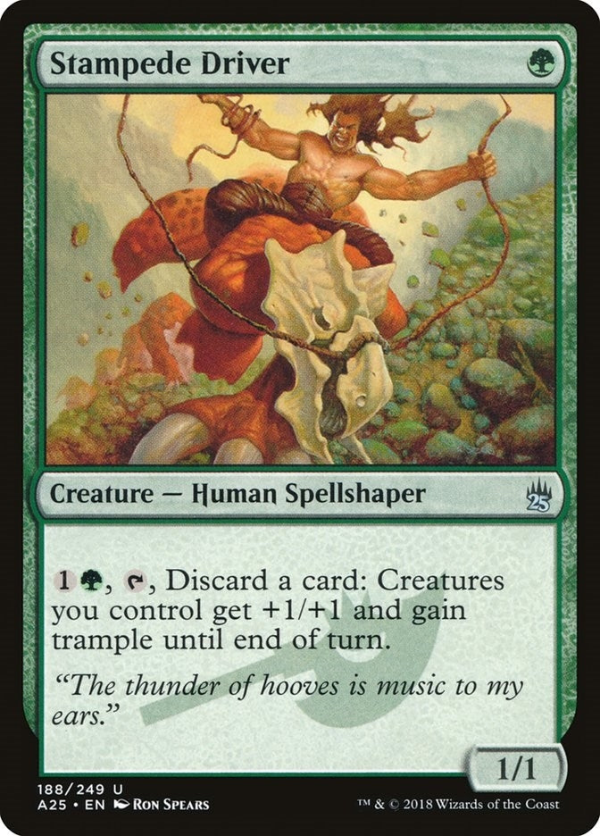 Image for Stampede Driver (188) [Masters 25] - Magic: The Gathering