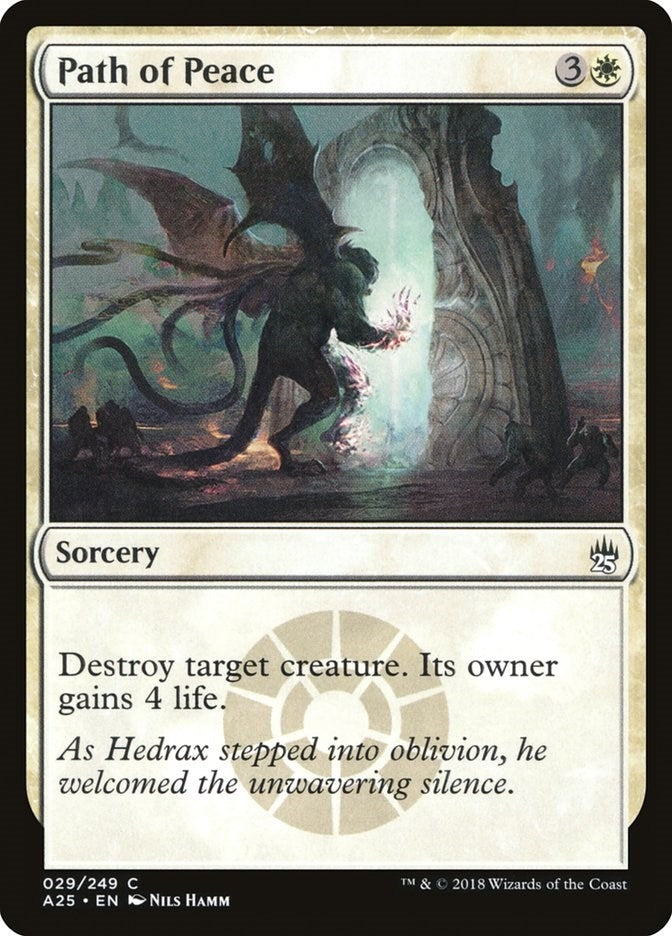 Image for Path of Peace (29) [Masters 25] - Magic: The Gathering