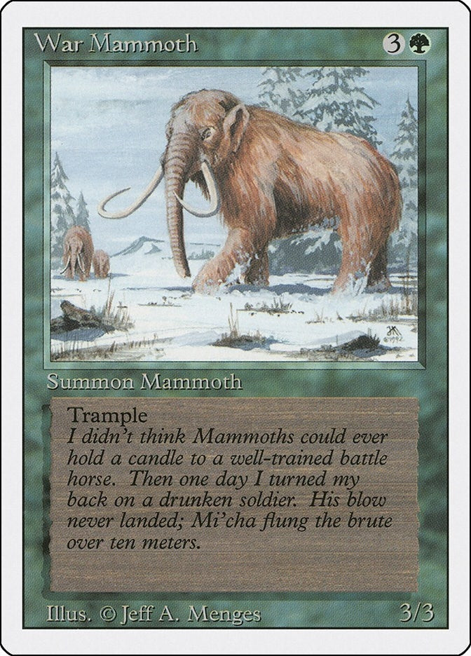 Image for War Mammoth [Revised Edition] - Magic: The Gathering