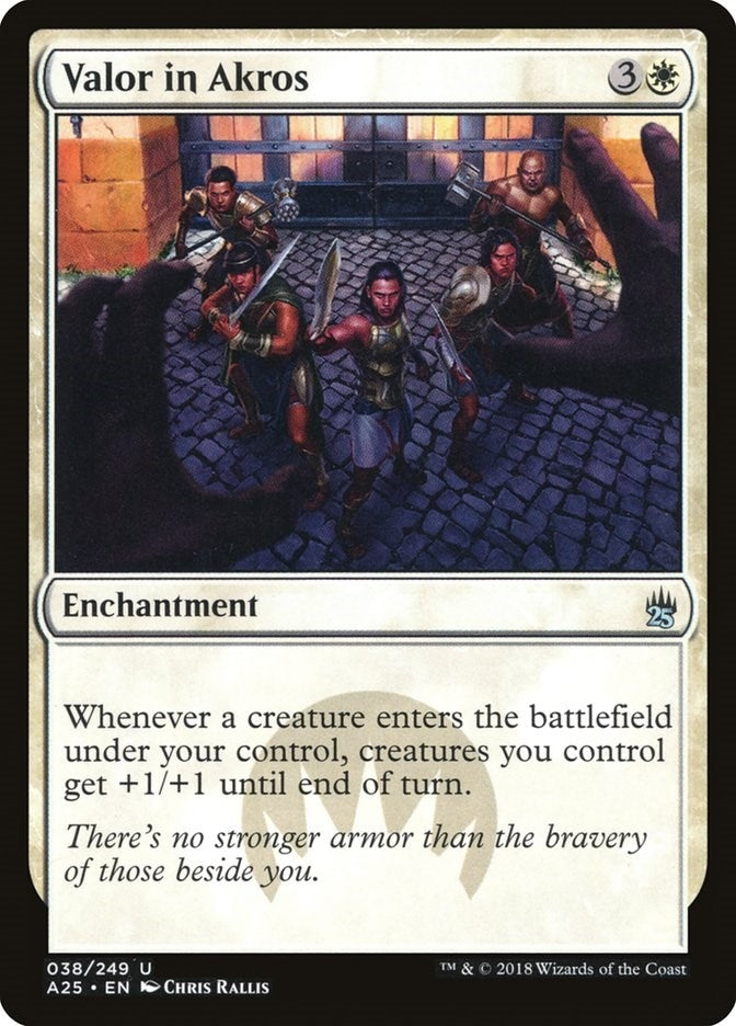 Image for Valor in Akros (38) [Masters 25] - Magic: The Gathering