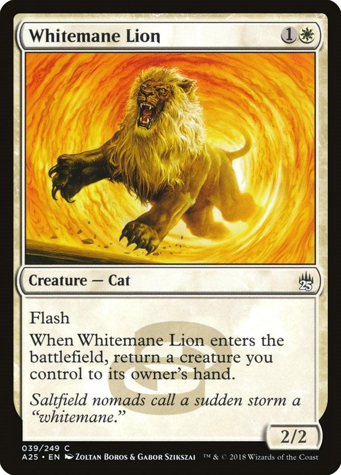 Image for Whitemane Lion (39) [Masters 25] - Magic: The Gathering