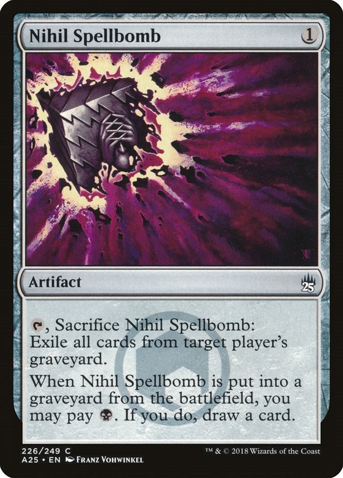 Image for Nihil Spellbomb (226) [Masters 25] - Magic: The Gathering