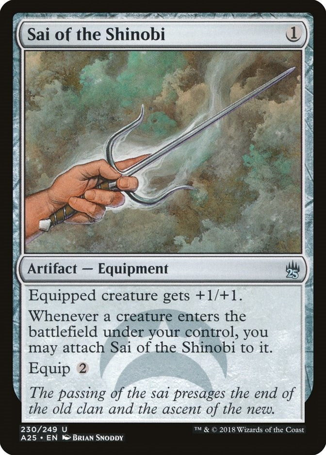 Image for Sai of the Shinobi (230) [Masters 25] - Magic: The Gathering