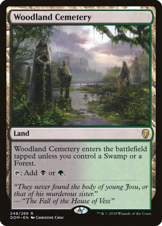 Image for Woodland Cemetery (248) [Dominaria] - Magic: The Gathering