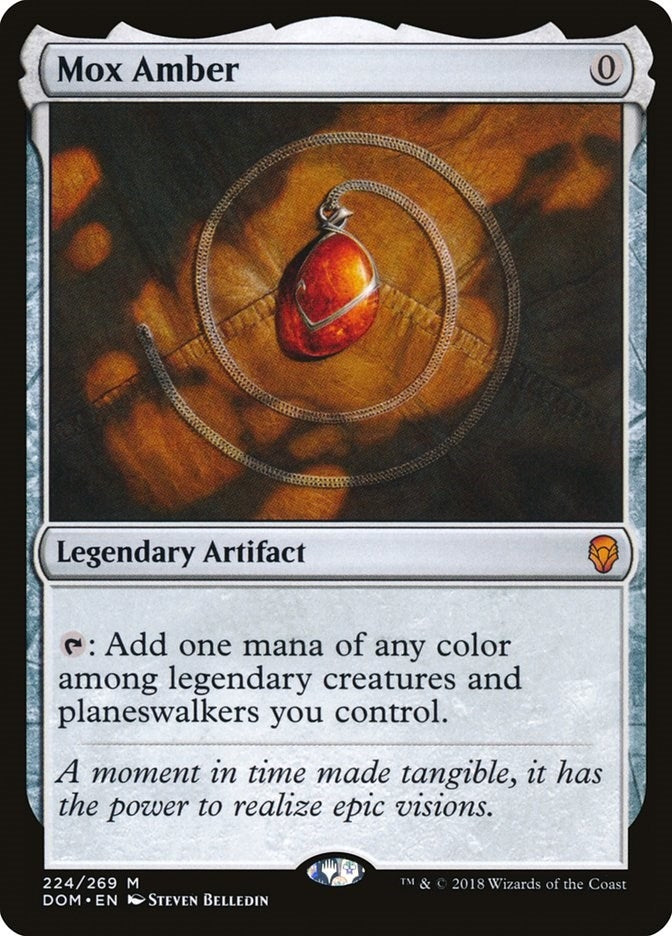 Image for Mox Amber (224) [Dominaria] - Magic: The Gathering