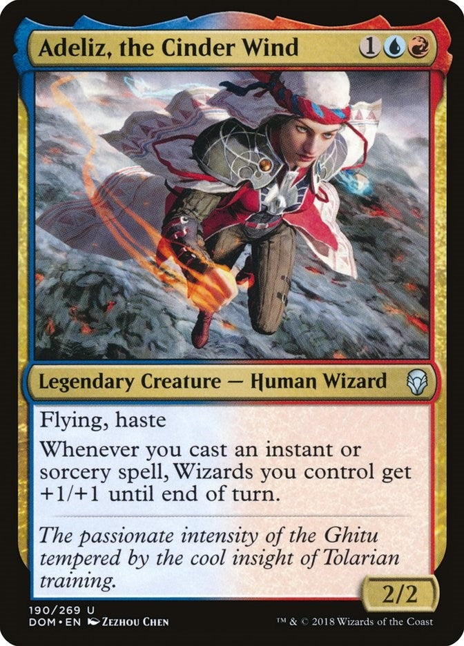 Image for Adeliz, the Cinder Wind (190) [Dominaria] - Magic: The Gathering