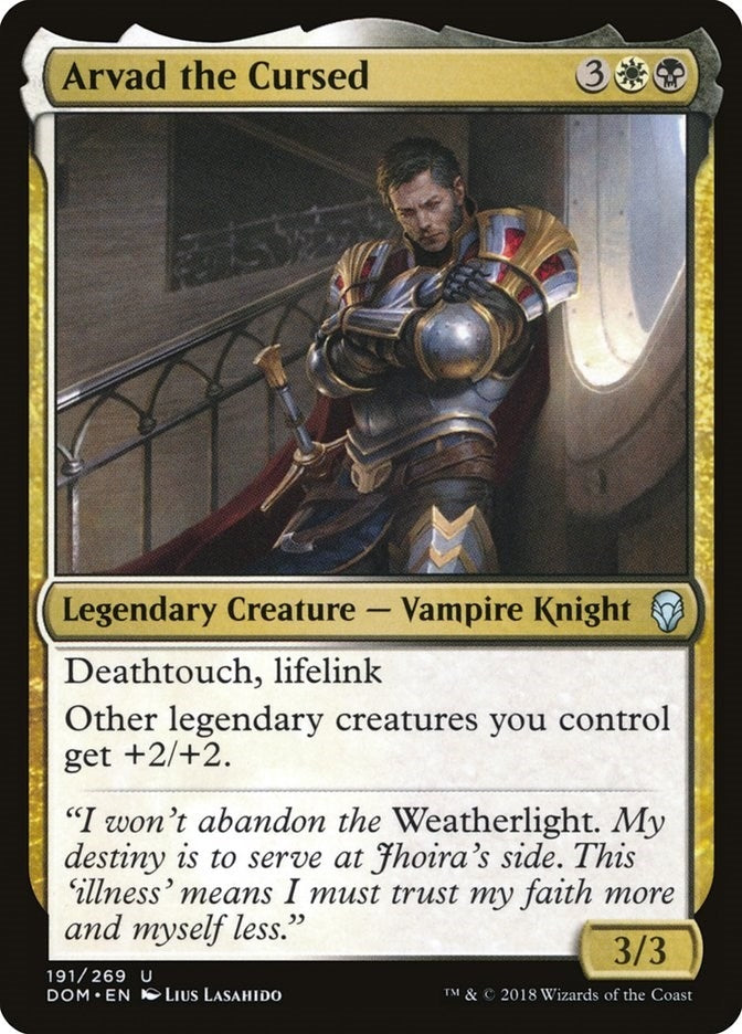 Image for Arvad the Cursed (191) [Dominaria] - Magic: The Gathering