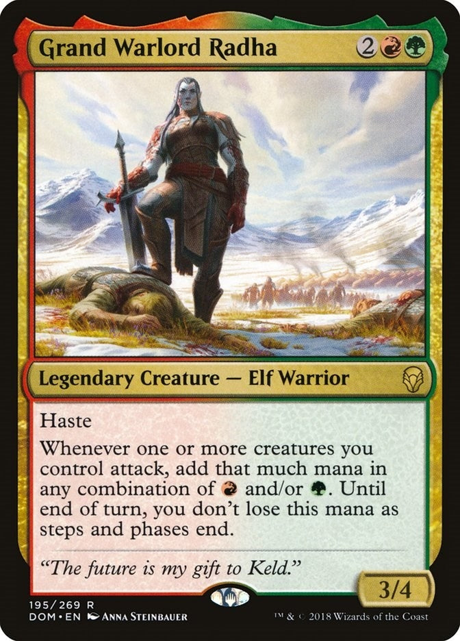 Image for Grand Warlord Radha (195) [Dominaria] - Magic: The Gathering