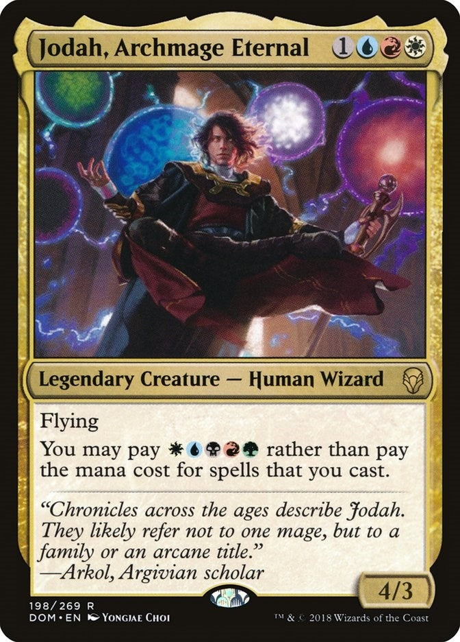 Image for Jodah, Archmage Eternal (198) [Dominaria] - Magic: The Gathering