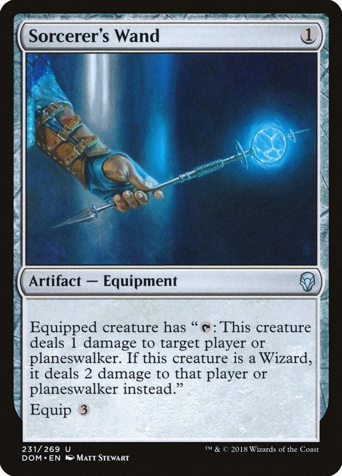 Image for Sorcerer's Wand (231) [Dominaria] - Magic: The Gathering