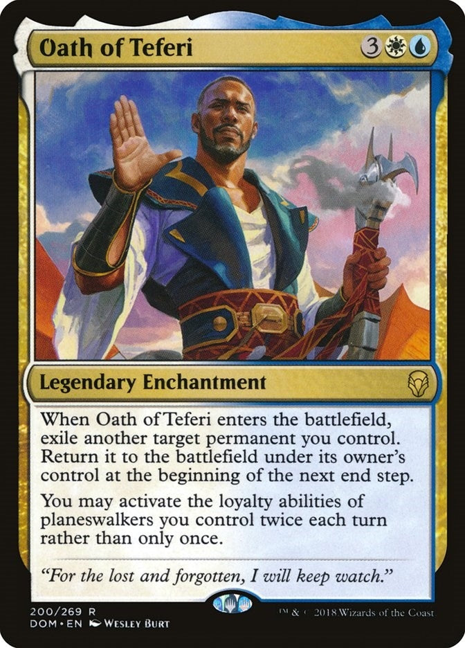 Image for Oath of Teferi (200) [Dominaria] - Magic: The Gathering