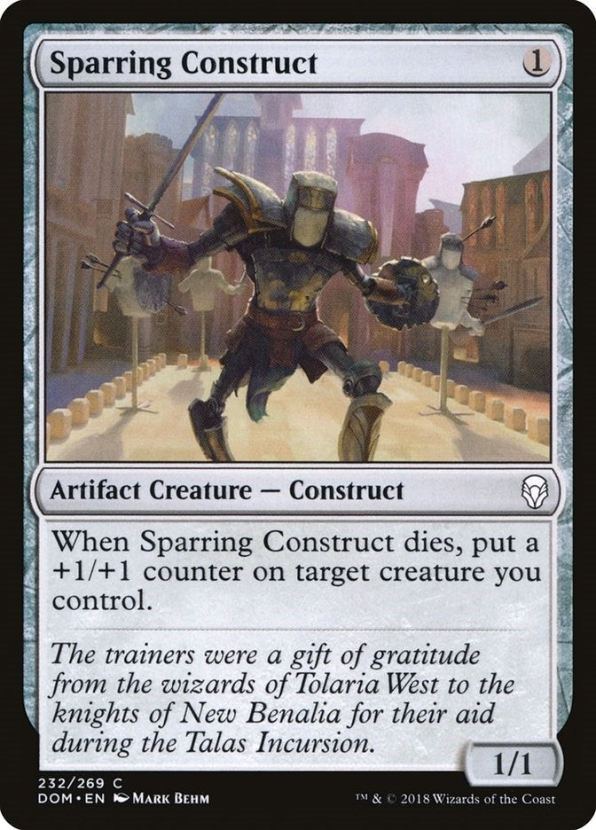 Image for Sparring Construct (232) [Dominaria] - Magic: The Gathering
