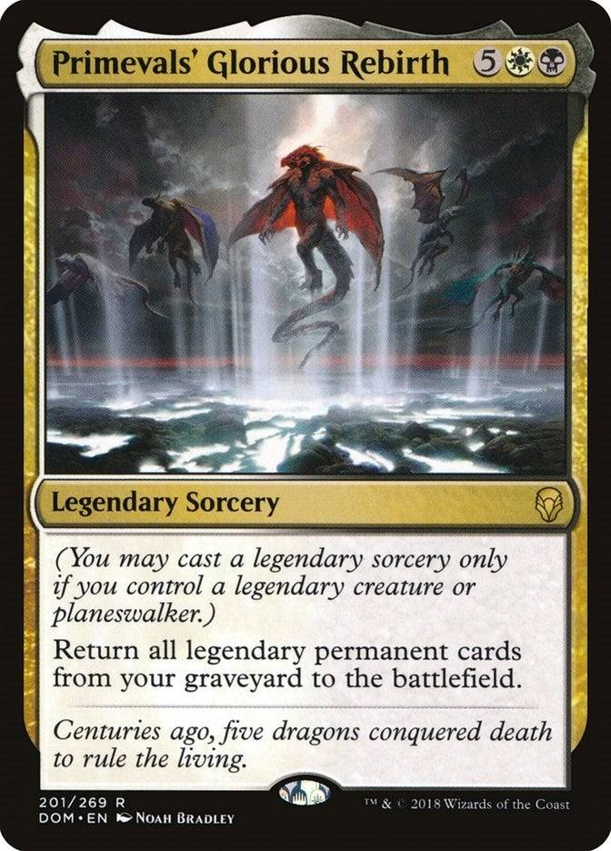 Image for Primevals' Glorious Rebirth (201) [Dominaria] - Magic: The Gathering