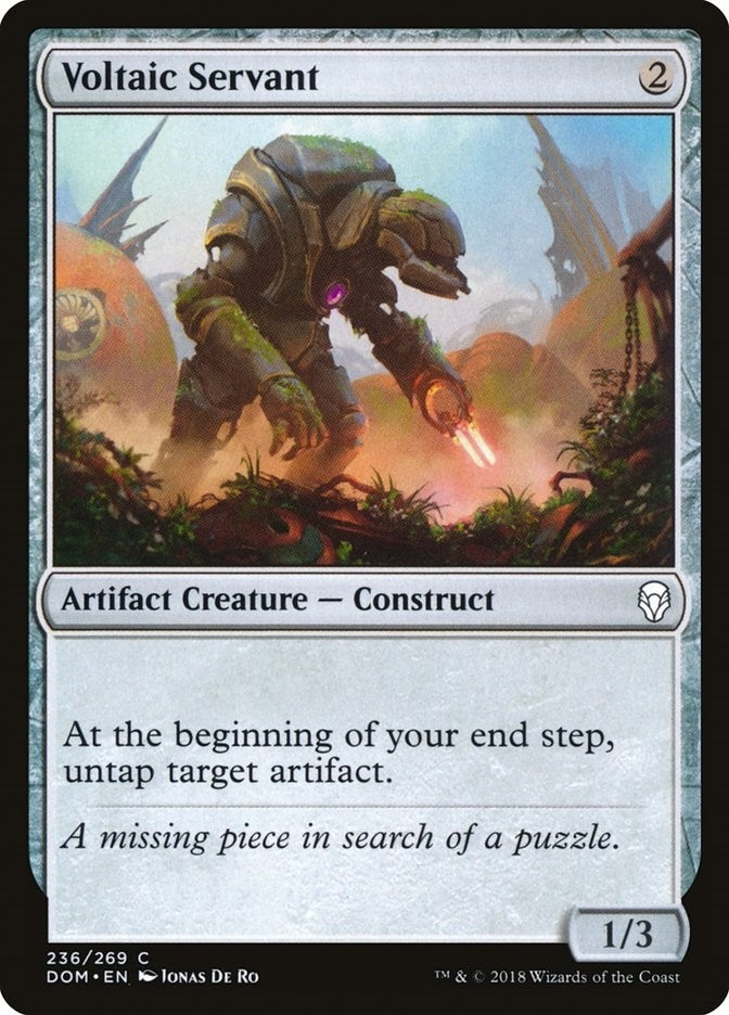 Image for Voltaic Servant (236) [Dominaria] - Magic: The Gathering