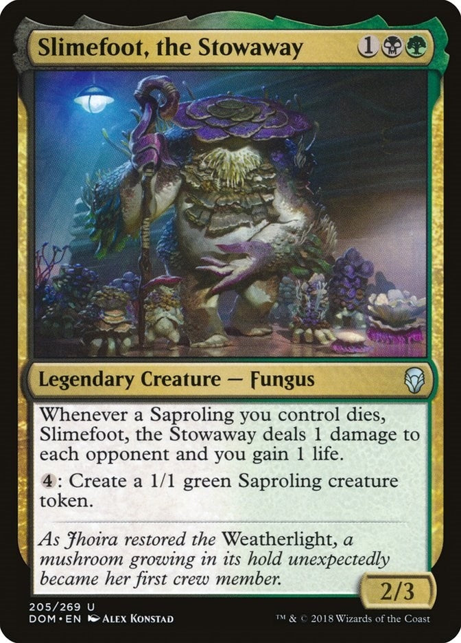 Image for Slimefoot, the Stowaway (205) [Dominaria] - Magic: The Gathering