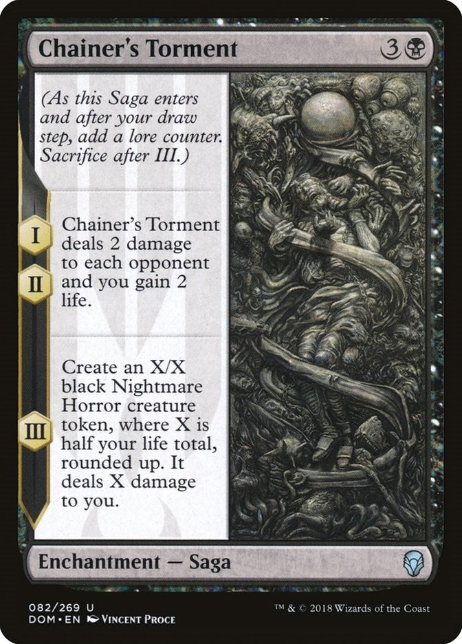 Image for Chainer's Torment (82) [Dominaria] - Magic: The Gathering