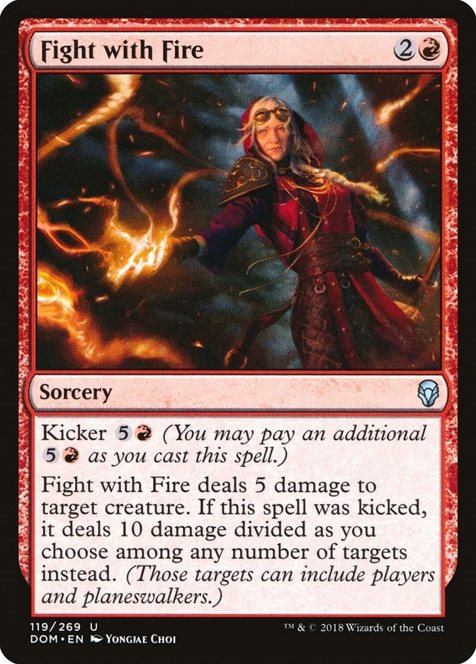 Image for Fight with Fire (119) [Dominaria] - Magic: The Gathering