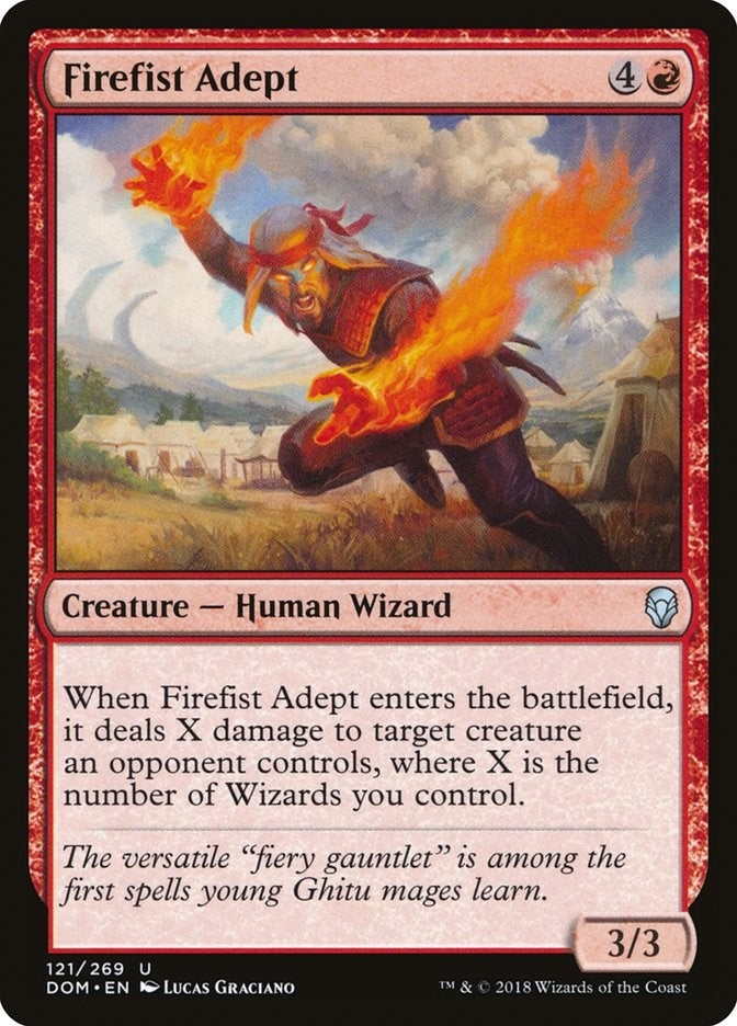 Image for Firefist Adept (121) [Dominaria] - Magic: The Gathering