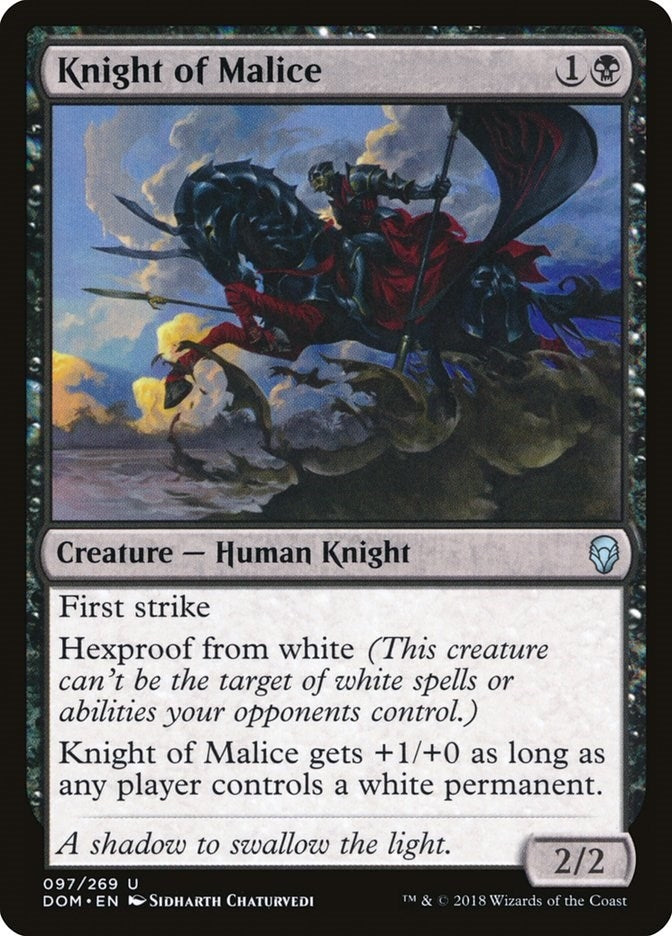 Knight of Malice (97) [Dominaria]