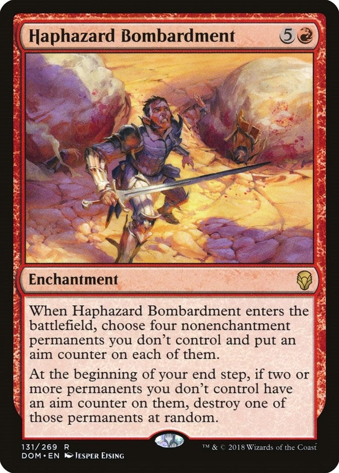 Image for Haphazard Bombardment (131) [Dominaria] - Magic: The Gathering