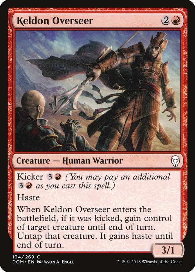 Image for Keldon Overseer (134) [Dominaria] - Magic: The Gathering