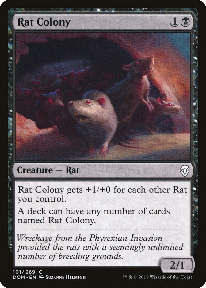 Image for Rat Colony (101) [Dominaria] - Magic: The Gathering