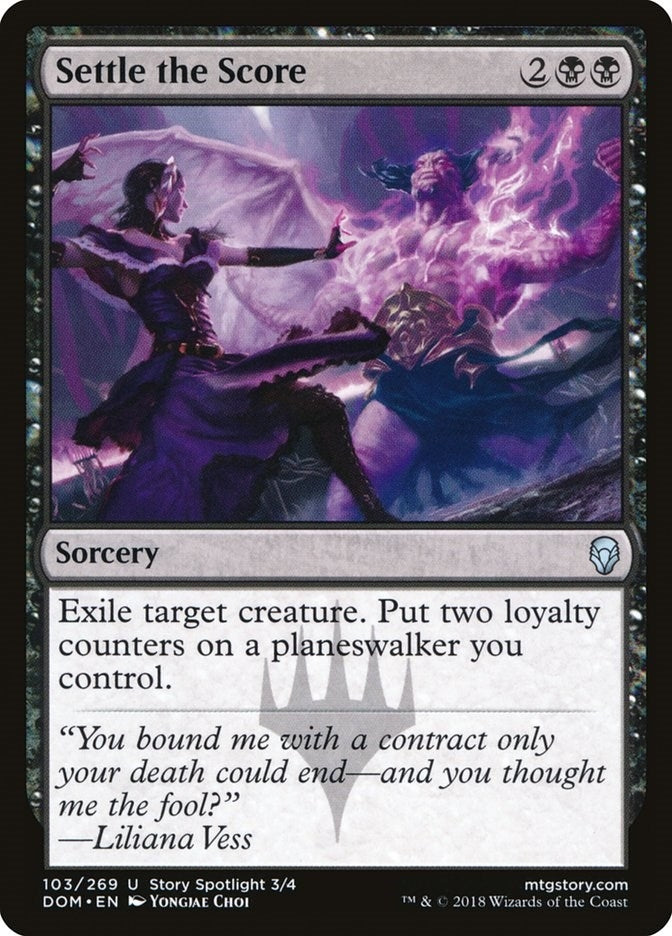Image for Settle the Score (103) [Dominaria] - Magic: The Gathering