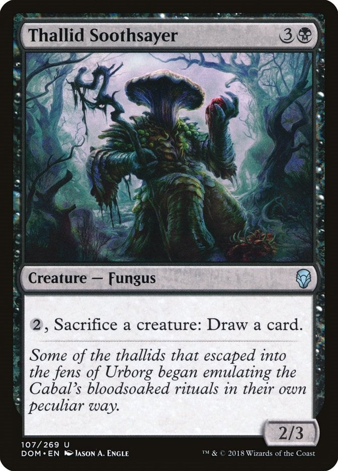 Image for Thallid Soothsayer (107) [Dominaria] - Magic: The Gathering