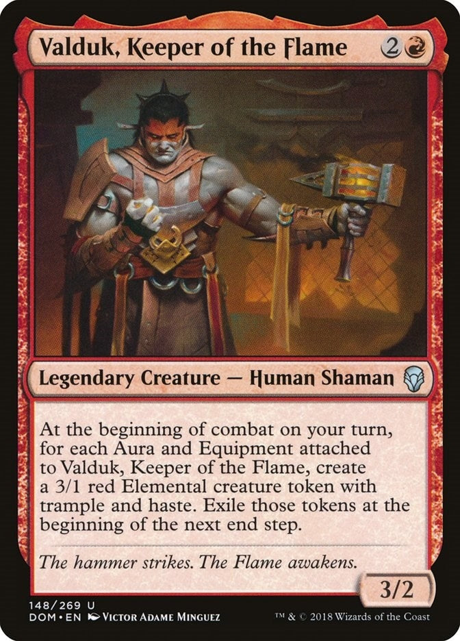 Image for Valduk, Keeper of the Flame (148) [Dominaria] - Magic: The Gathering
