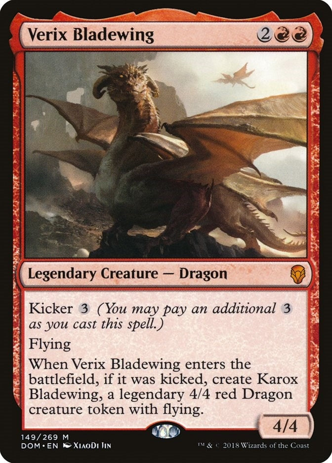 Image for Verix Bladewing (149) [Dominaria] - Magic: The Gathering