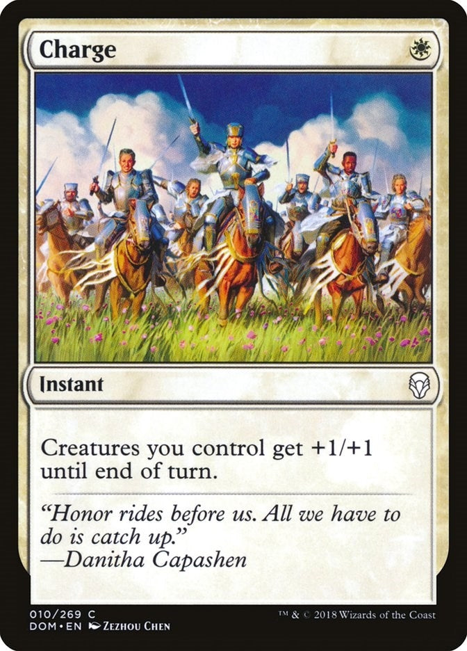 Image for Charge (10) [Dominaria] - Magic: The Gathering