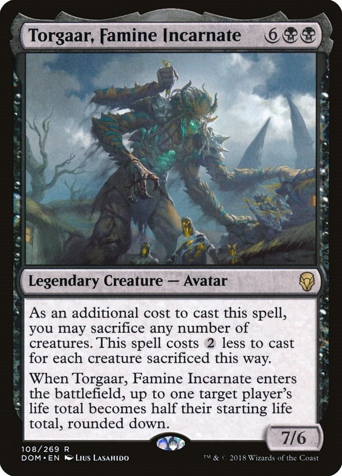 Image for Torgaar, Famine Incarnate (108) [Dominaria] - Magic: The Gathering
