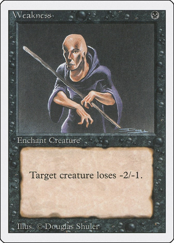 Image for Weakness [Revised Edition] - Magic: The Gathering