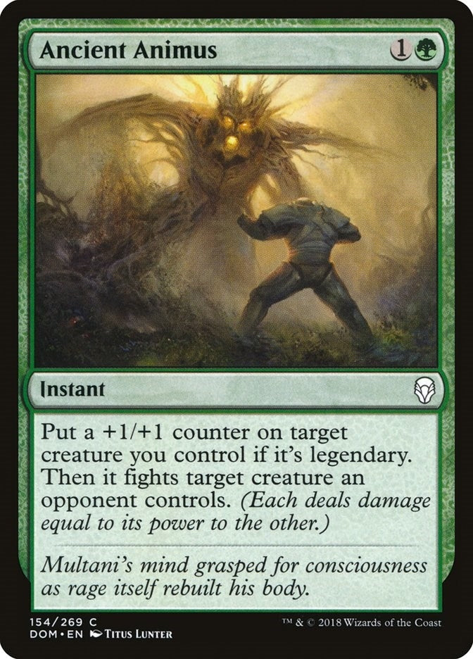 Image for Ancient Animus (154) [Dominaria] - Magic: The Gathering